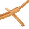 Outsunny 10.6' Wooden Hammock Stand Universal Garden Picnic Camp Accessories, 264lbs, Natural