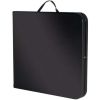 Folding Table 6ft Portable Heavy Duty Plastic Fold-in-Half Utility Foldable Table Plastic Dining Table (BLACK)