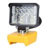 Cordless LED Work Light LED Flood Light for Dewalt 18V 20V 60V Battery 12W 2800LM with Dual USB Charging Port for Workshop Camping Outdoor Emergencies