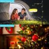 32.8 ft Waterproof Retractable Strip Light Soloar Powered LED String Lights for Outdoor, Camping, tent, garden, Patio