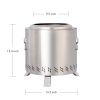 Portable Smokeless Fire Pit with Stand