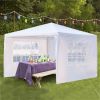 Canopy Tent for Patio Garden;  Outdoor Open Gazebo BBQ Tent for Air circulation;  Sunshade Shelter Pavilion for Party Wedding Catering Gazebo Garden B