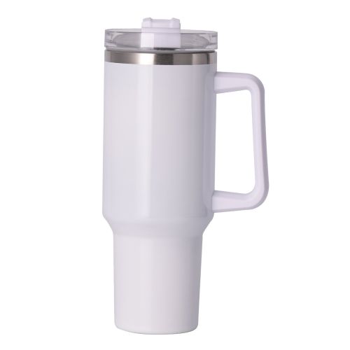 40oz large capacity tumbler With Handle And Straw Lid, Insulated Reusable Stainless Steel Water Bottles Travel Mug Coffee Cup car cup water cup For Me