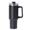 40oz large capacity tumbler With Handle And Straw Lid, Insulated Reusable Stainless Steel Water Bottles Travel Mug Coffee Cup car cup water cup For Me