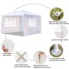 Canopy Tent for Patio Garden;  Outdoor Open Gazebo BBQ Tent for Air circulation;  Sunshade Shelter Pavilion for Party Wedding Catering Gazebo Garden B