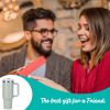 40oz V2 large capacity tumbler,  With Handle And Straw Lid, Insulated Reusable Stainless Steel Water Bottles Travel Mug Coffee Cup car cup water cup F