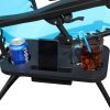 Zero Gravity Chair Patio Folding Lawn Lounge Chairs Outdoor Foldable Camp Reclining Lounge Chair with sidetable for Backyard Porch Swimming Poolside a