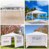 Canopy Tent for Patio Garden;  Outdoor Open Gazebo BBQ Tent for Air circulation;  Sunshade Shelter Pavilion for Party Wedding Catering Gazebo Garden B